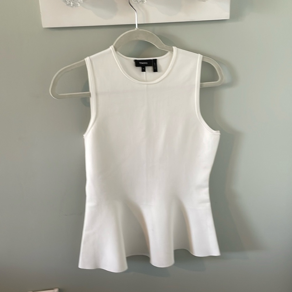 Theory Peplum Top. New without tags.  Never worn